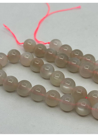 Місячний камінь на нитці без застібки 10 мм 40 см Білий No Brand (372467956)