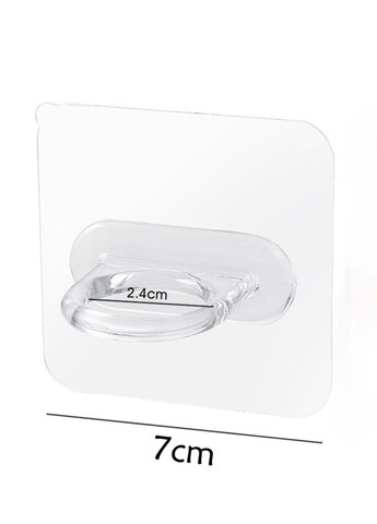 Настінний круглий тримач на самоклеючій основі для ванної кухні без свердління стін(4шт.) No Brand (301088093)