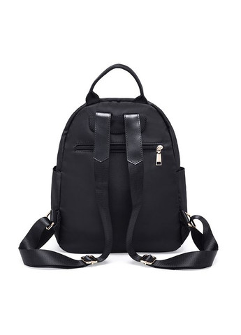 Женский рюкзак черный блестящий с брелком КиП (290683352)