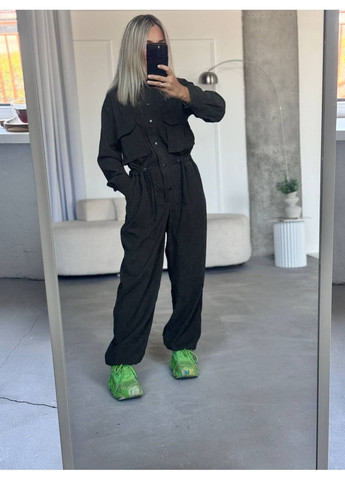 Комбинезон 085 вельвет, застегивается на кнопках. Україна графитовый