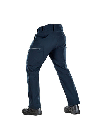 Темно-синие спортивные, повседневный, кэжуал зимние брюки M-TAC