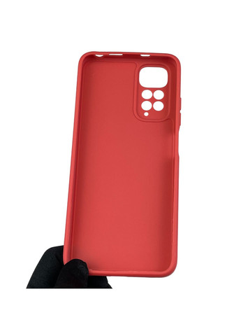 Чохол для Redmi Note 11 з квадратними гранями із захистом камери на сяомі редмі нот 11 червоний Xiaomi (366022541)