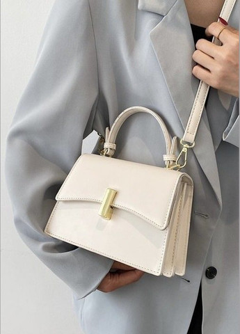 Женская сумка 6117 кросс-боди белая No Brand (282976573)