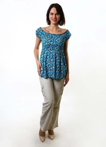 Бірюзова блуза жіноча Mtp