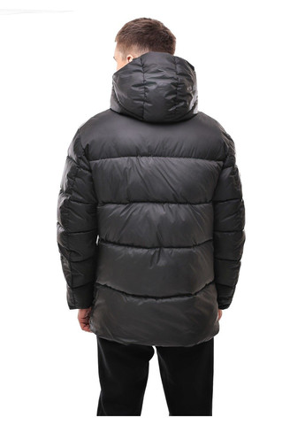 Чорна зимня куртка зимова чоловіча No Brand