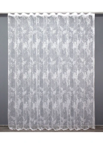 Тюль 1368т Мармур Al-1 Жакард Білий 400х200 см (43-148) VR-Textil (298122720)