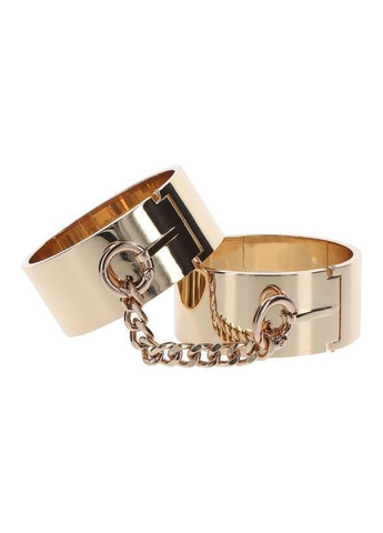 Наручники Slave Wrist Cuffs, металлические, золотистые Taboom (372737643)