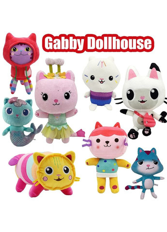 М'яка іграшка з мультсеріалу Чарівний будиночок Габбі Gabby's Dollhouse 23 см Габби (315155321)