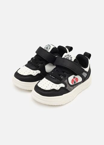 Чорні кеди для хлопчика, на пласкій підошві колір чорний цб-00273880 Kimboo