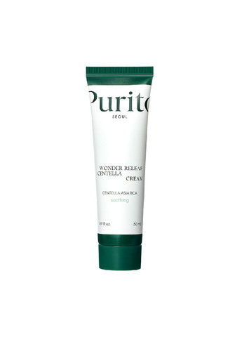 PURITO Заспокійливий крем з центеллою Seoul Wonder Releaf Centella Cream, 50 мл — Крем, Південна Корея (331289079)