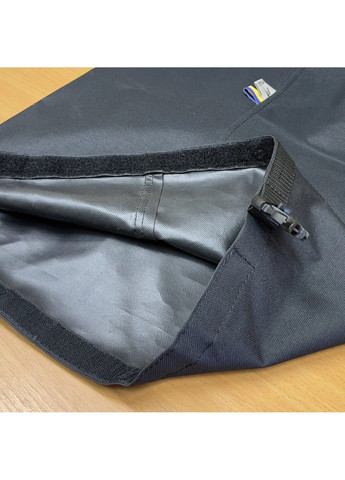 Сумка - Баул тактический 25 л Оксфорд 600 D ПВХ Черный (армейский, влагозащитный вещевой мешок) Melgo (293943024)