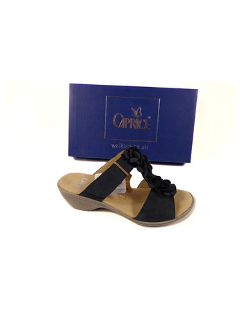 Жіночі натуральні сабо синього кольору,, Німеччина Caprice (308859554)