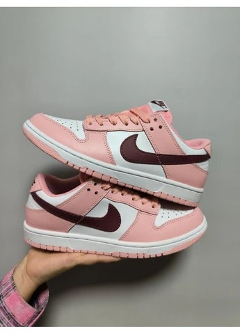 КРОССОВКИ ЖЕНСКИЕ NIKE SB DUNK LOW PIROSE НАЙК СБ ДАНК РОЗОВЫЕ No Brand розовые демисезоны (392021193)