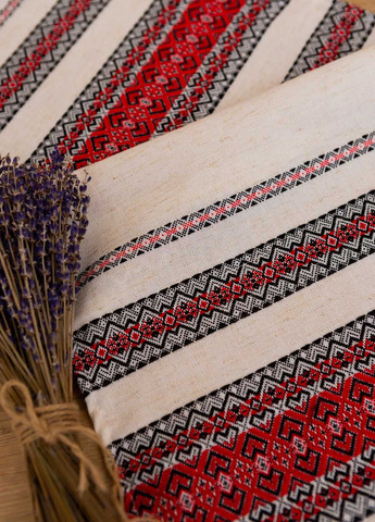 Рушник вишитий з українським орнаментом 75х35см (кет1135) Homedec орнамент комбінований