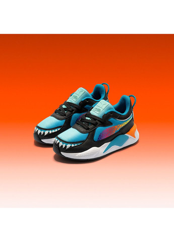 Синие детские кроссовки x hot wheels™ monster trucks rs-x sneakers kids Puma