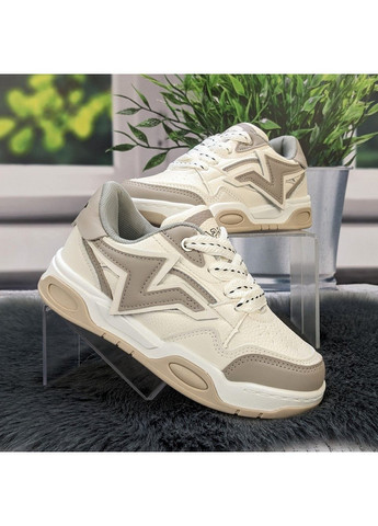 Бежеві осінні кросівки дитячі для дівчинки Jong Golf