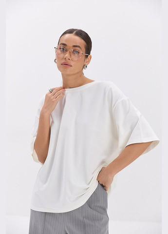 Женская oversize футболка коричневого цвета Arjen - (317233875)