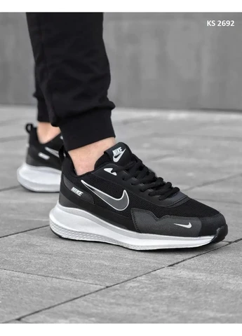Черные летние кроссовки nike black найк No Brand