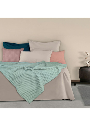 Плед-покривало вафельне 200х220 см Wave Greek Waffle Лазуровий Cosas (369668466)