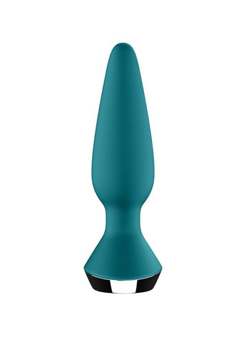 Анальная вибропробка Plugilicious 1 Petrol Satisfyer (297516809)