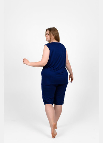 Синя жіночий комплект великих розмірів NEL