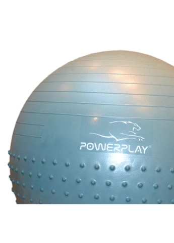 М'яч для фітнесу (фітбол) напівмасажний 4003 Ø65 cm Gymball Зелений + помпа PowerPlay (345712961)
