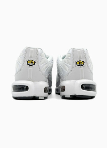 Білі Осінні кросівки чоловічі і жіночі nike air max tn plus white | найк аір макс тн плюс білі No Brand