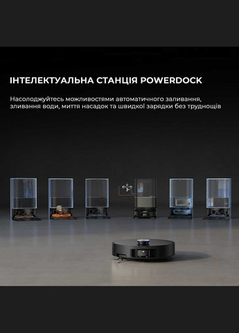 Робот-пилосос X50 Ultra Complete Black (RLX85CE-4-BL) Dreame (341491029)