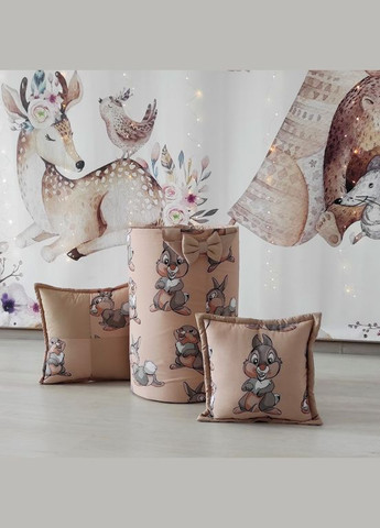 Вігвам Зайки + кошик для іграшок + підвісна гойдалка. Повний комплект! No Brand (316256813)