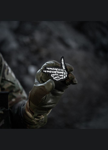 Нашивка Skeleton shooter (вишивка) Black M-TAC (315047809)