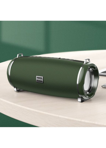 Акустика бездротова Xpress sports BT speaker LED IPX5 HC2 темно зелена Hoco (280877732)