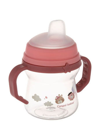 Кружка тренировочная First Cup Bonjour Paris, 150 мл, розовый () Canpol Babies 56/612_pin (328397344)
