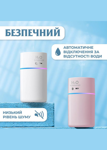 Зволожувач повітря H2O Humidifier 450ml Happy Life HPBH16986P (302391404)