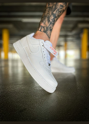 Білі Осінні кросівки чоловічі і жіночі nike air force white | найк аір форс білі No Brand