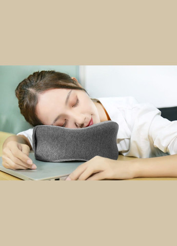 Подушка подголовник с массажером Le Fan Xiaomi Sleep neck pillow Gray LRS100 Lf (290867309)