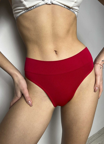 Бразилиана на высокой посадке коллекции "Комфорт" Красный VIDCHUY (302894757)