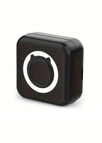 Портативний термопринтер Mini Printer C15 для друку зі смартфона без заправки чорнила Чорний No Brand (326800887)