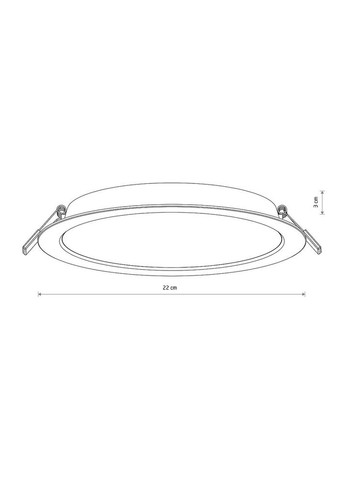 Точечный светильник 10545 Mykonos LED 1x24W 4000K 2500Lm IP20 Белый (10545) Nowodvorski (318524435)