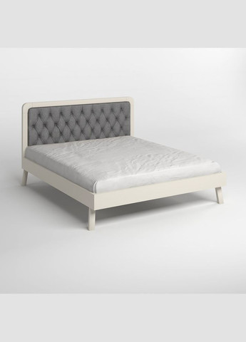 Односпальне дерев'яне ліжко Токіо (S2005Y50R)/Аляска 93 (Сірий) 80х190 см (MBG-11231) Mebigrand (366087373)