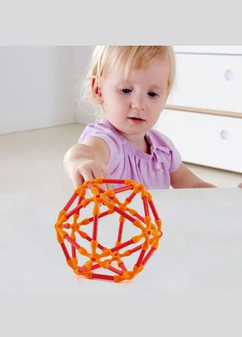 Конструктор Будівництво 66 деталей бамбуковий Flexistix E5567 Hape (317450534)