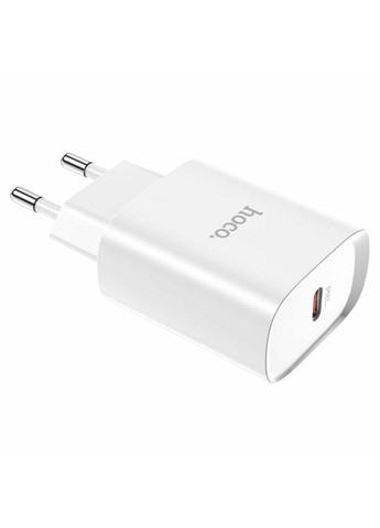 Сетевое зарядное устройство N14 Smart Charging single port PD20W charger White Hoco (369456909)