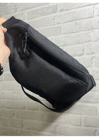 Текстильна чорна бананка сумка на пояс ToBeYou Saturn (350610683)