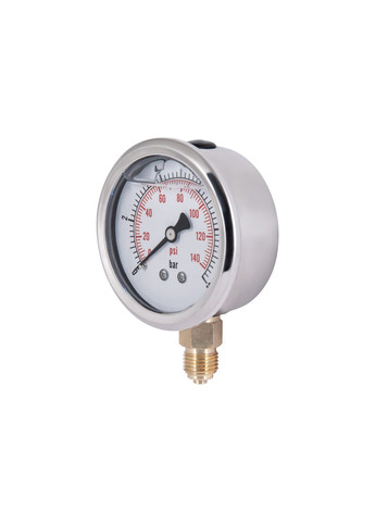Манометр із гліцерином Thermo Alliancе Forte 10 бар, 1/4"З, нижнє підключення Thermo Alliance TAF170G10B (382938681)
