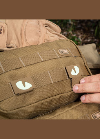 Нашивка Tiger Eyes Laser Cut (пара) Coyote M-TAC (315047114)