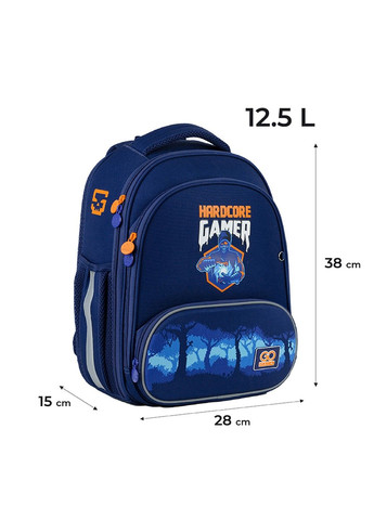 Рюкзак Education каркасный 597M-5 "Game On" для школьников и студентов GoPack (335401552)