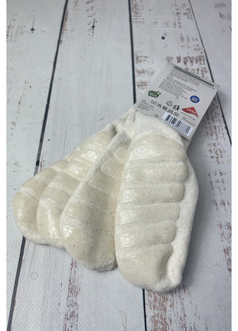 Бежевые носки (набор 2 пары) детские махровые на девочку бежевый (69/100) Lupilu однотонные (368500374)