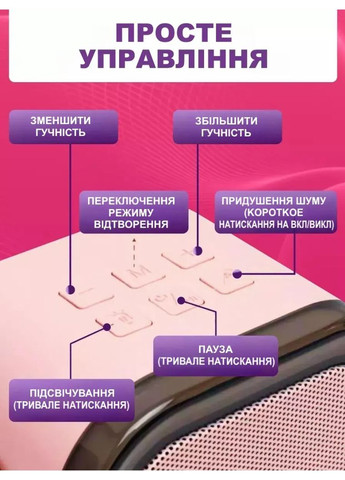 Бездротова портативна Bluetooth колонка К12 караоке з 2 мікрофонами та різнокольорове RGB підсвічування VTech (359459779)