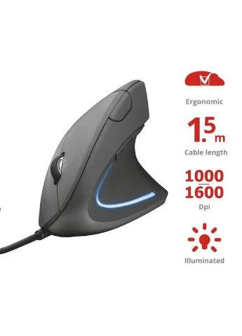 Миша Verto Ergonomic Mouse Black (22885) Trust (336959220)