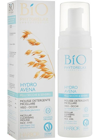 Мицеллярный мусс для лица Bio Phytorelax Hydro Avena Micellar Cleansing Mousse*150ml (1552485-44328489) Phytorelax Laboratories (368740419)