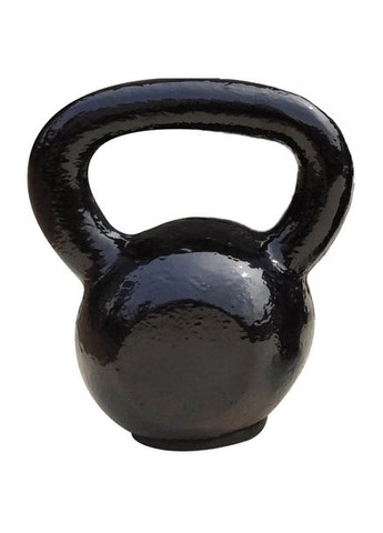 Гиря чавунна з гумовою підставкою 10 кг Black (KGV-10) Toorx (340405337)